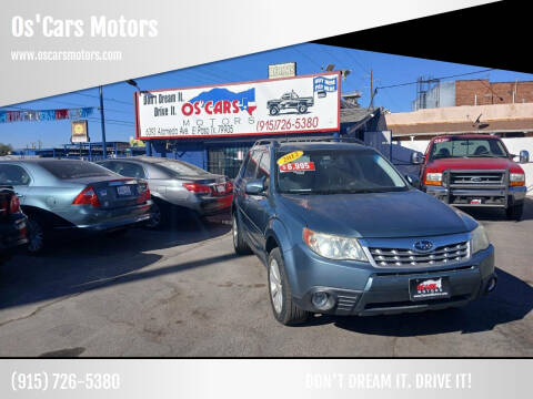 2012 Subaru Forester for sale at Os'Cars Motors in El Paso TX