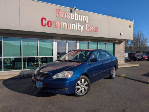 2006 Toyota Corolla for sale at Roseburg Community Cars in Roseburg OR