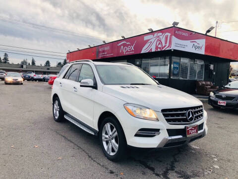 2013 Mercedes-Benz M-Class for sale at Apex Motors Lakewood LLC in Lakewood WA