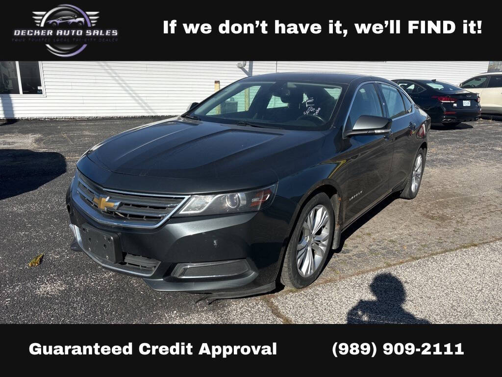 2014 Chevrolet Impala for sale at DECKER AUTO SALES in Bay City, MI