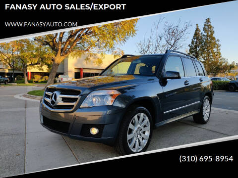 2012 Mercedes-Benz GLK for sale at FANASY AUTO SALES/EXPORT in Yorba Linda CA