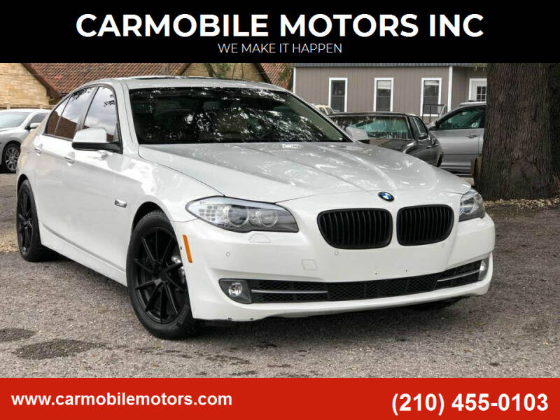 2013 BMW 5 Series for sale at CARMOBILE MOTORS INC in San Antonio TX