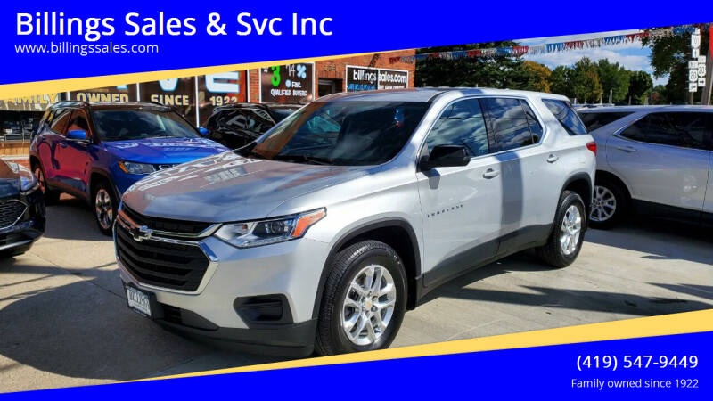 2021 Chevrolet Traverse for sale at Billings Sales & Svc Inc in Clyde OH