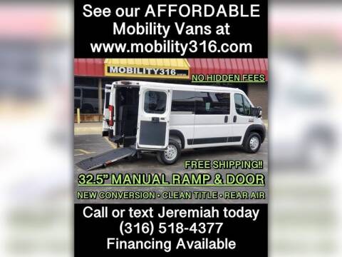 2021 RAM ProMaster for sale at Affordable Mobility Solutions, LLC - Mobility/Wheelchair Accessible Inventory-Wichita in Wichita KS