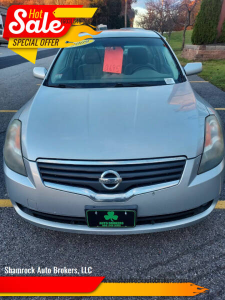 2009 Nissan Altima for sale at Shamrock Auto Brokers, LLC in Belmont NH
