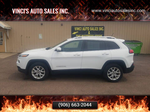 2015 Jeep Cherokee for sale at Vinci's Auto Sales Inc. in Bessemer MI