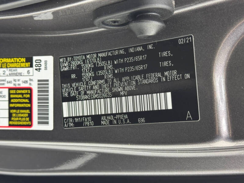 2021 Toyota Sienna LE 8-Passenger