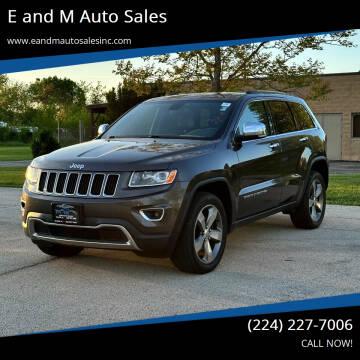 2015 Jeep Grand Cherokee for sale at E and M Auto Sales in Elgin IL