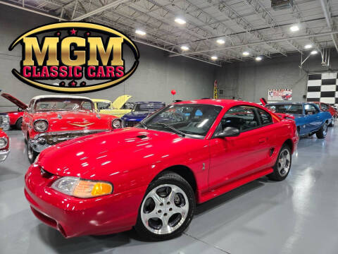 1997 Ford Mustang SVT Cobra for sale at MGM CLASSIC CARS in Addison IL