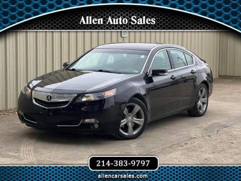2014 Acura TL for sale at Allen Auto Sales in Dallas TX