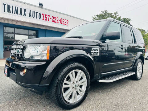 2012 Land Rover LR4 for sale at Trimax Auto Group in Norfolk VA