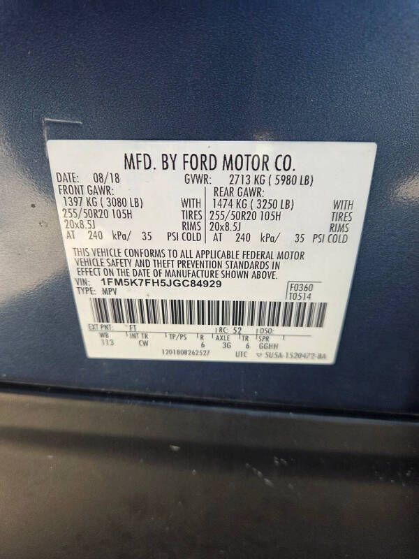 2018 Ford Explorer Limited