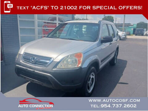 2003 Honda CR-V for sale at Auto Connection of South Florida in Hollywood FL