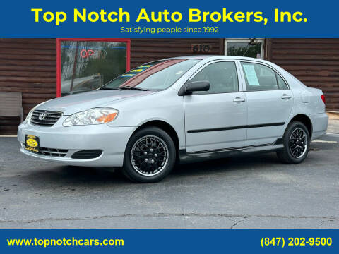 2007 Toyota Corolla for sale at Top Notch Auto Brokers, Inc. in McHenry IL