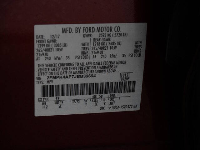 2018 Ford Edge Sport