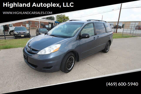 2008 Toyota Sienna for sale at Highland Autoplex, LLC in Dallas TX