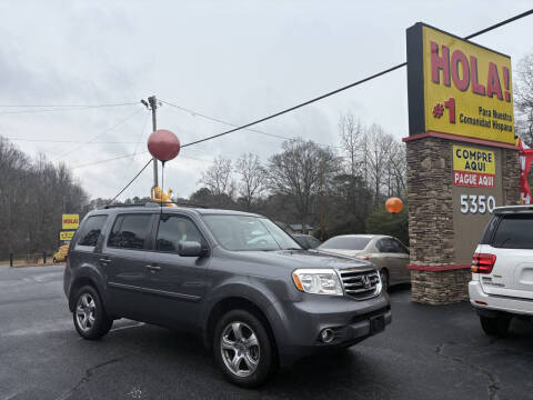 2013 Honda Pilot for sale at NO FULL COVERAGE AUTO SALES LLC in Austell GA
