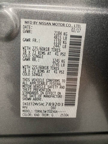 2017 Nissan Rogue Hybrid SL