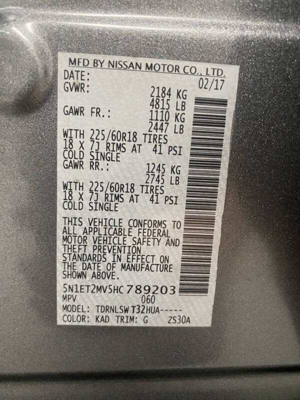 2017 Nissan Rogue Hybrid SL