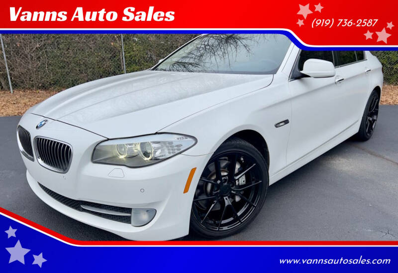 2012 BMW 5 Series for sale at Vann's Auto Sales in Goldsboro NC