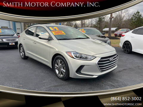 2017 Hyundai Elantra for sale at Smith Motor Company, Inc. in Mc Cormick SC