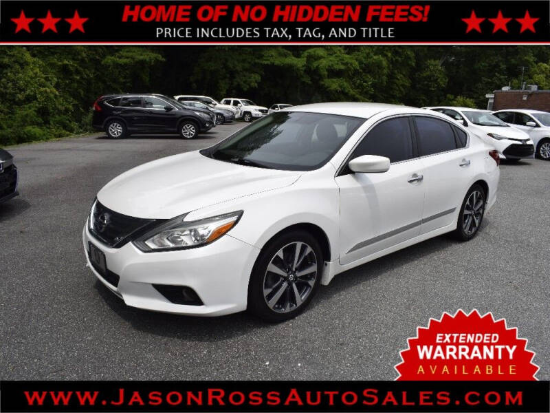 2016 Nissan Altima for sale at Jason Ross Auto Sales in Burlington NC
