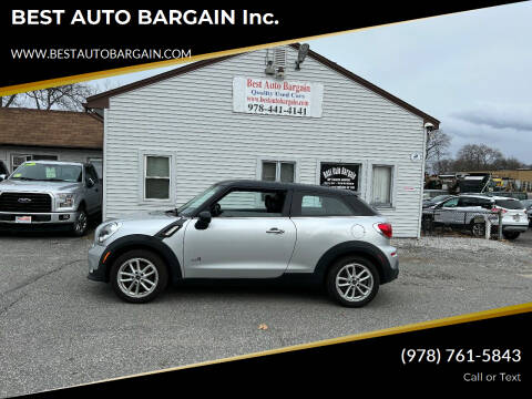 2015 MINI Paceman for sale at BEST AUTO BARGAIN inc. in Lowell MA