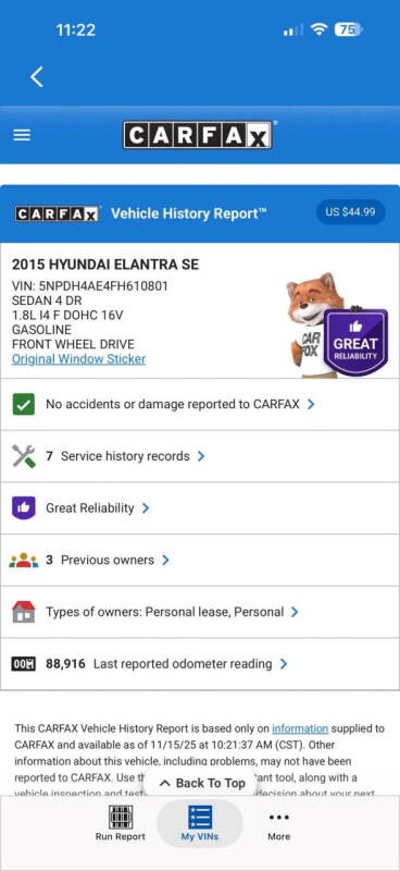 2015 Hyundai Elantra