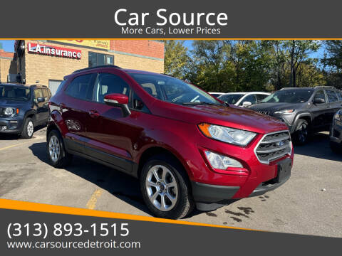 2021 Ford EcoSport for sale at Car Source in Detroit MI