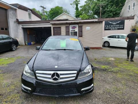 2012 Mercedes-Benz C-Class for sale at F & Z MOTORS LLC in Vernon Rockville CT