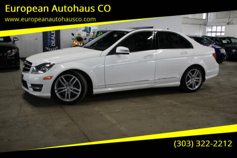 2013 Mercedes-Benz C-Class for sale at European Autohaus CO in Denver CO