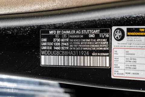 2017 Mercedes-Benz S-Class S 550