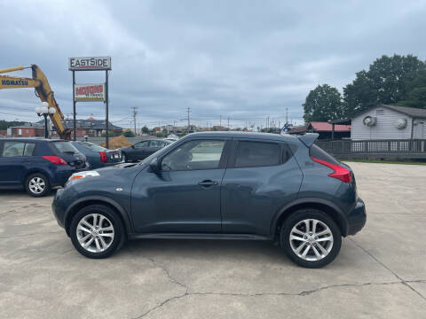 2012 Nissan JUKE for sale at EASTSIDE MOTORS, LLC in Albemarle NC