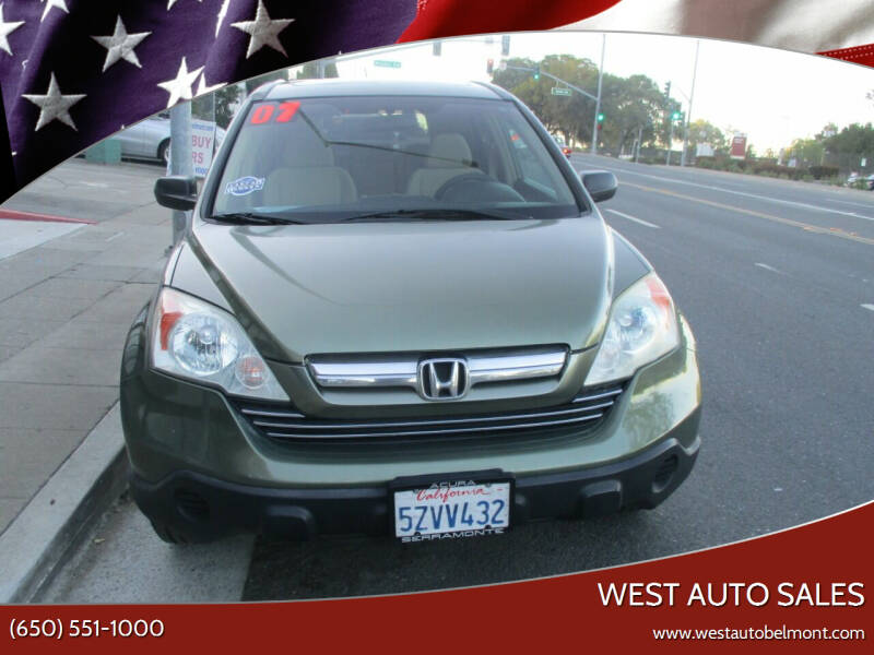 2007 Honda CR-V for sale at West Auto Sales in Belmont CA