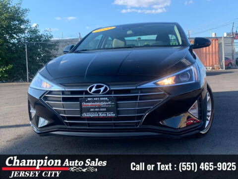 2020 Hyundai Elantra for sale at CHAMPION AUTO SALES OF JERSEY CITY in Jersey City NJ