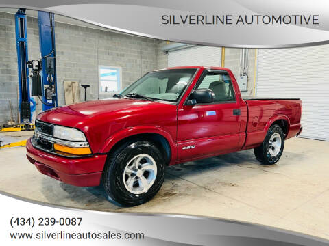 2001 Chevrolet S-10 for sale at Silverline Automotive in Lynchburg VA