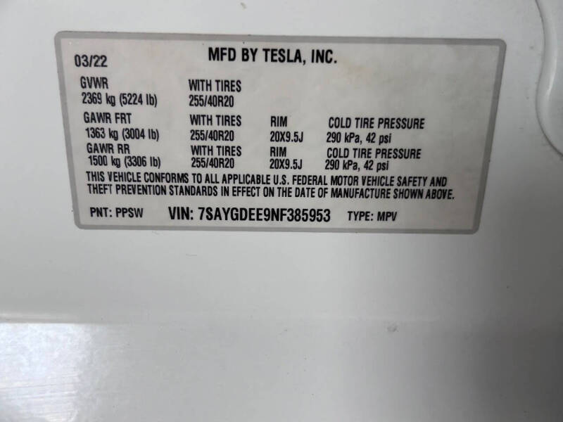 2022 Tesla Model Y Long Range