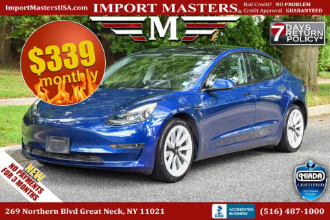 2022 Tesla Model 3 for sale at Import Masters in Great Neck NY