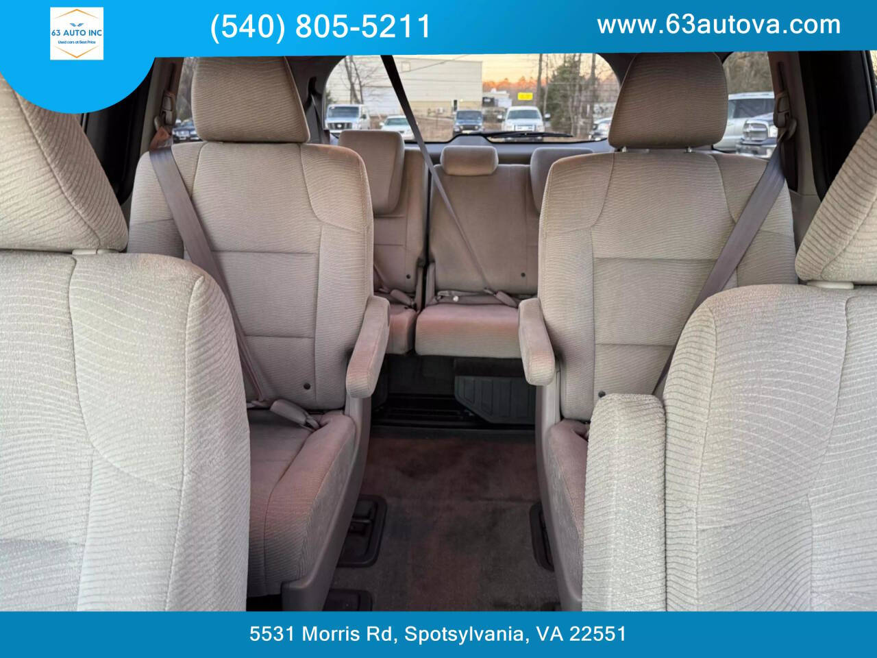 2012 Honda Odyssey for sale at 63 Auto Inc in Spotsylvania, VA