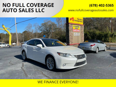 2013 Lexus ES 350 for sale at NO FULL COVERAGE AUTO SALES LLC in Austell GA