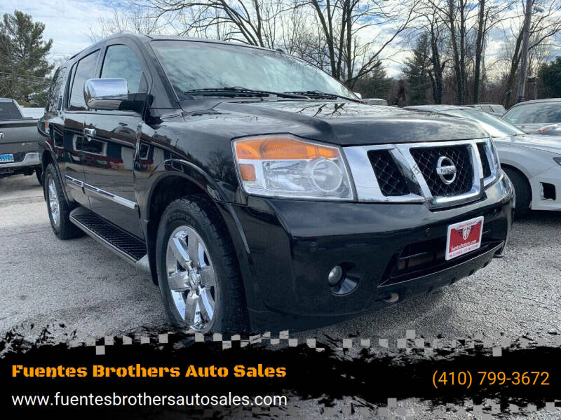 2012 Nissan Armada for sale at Fuentes Brothers Auto Sales in Jessup MD