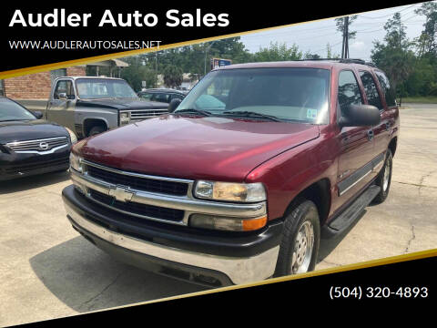 2002 Chevrolet Tahoe for sale at Audler Auto Sales in Slidell LA