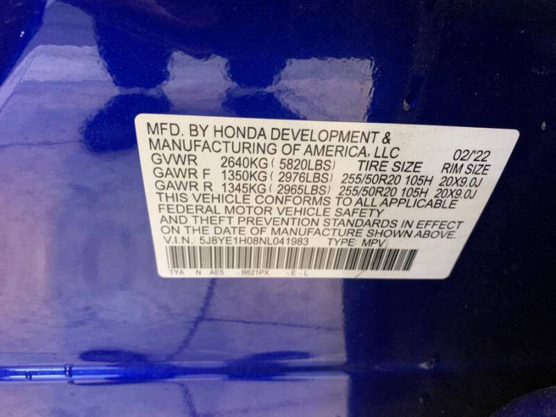 2022 Acura MDX SH-AWD w/A-SPEC