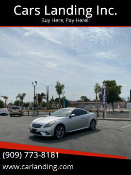 2011 Infiniti G37 Coupe for sale at Cars Landing Inc. in Colton CA