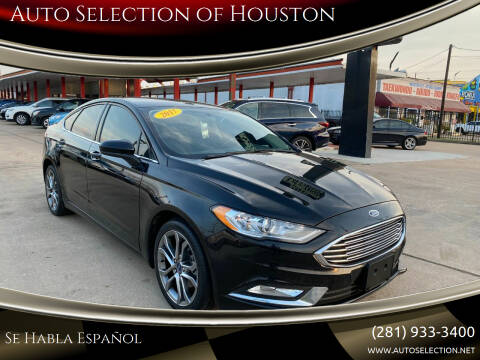 2017 Ford Fusion for sale at Auto Selection of Houston in Houston TX