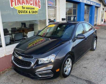 2015 Chevrolet Cruze for sale at AutoMotion Sales in Franklin OH