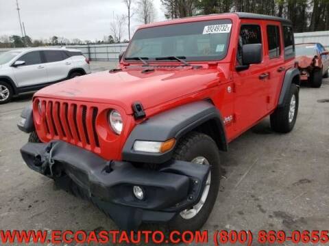2019 Jeep Wrangler Unlimited for sale at East Coast Auto Source Inc. in Bedford VA