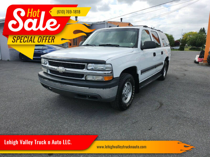 2002 Chevrolet Suburban for sale at Lehigh Valley Truck n Auto LLC. in Schnecksville PA