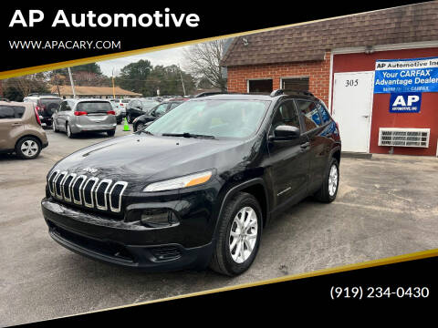 2016 Jeep Cherokee for sale at AP Automotive in Cary NC