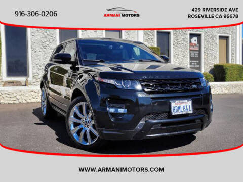 2013 Land Rover Range Rover Evoque for sale at Armani Motors in Roseville CA
